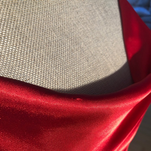 DRESS SUPER SEXY OMBRE ASYMMETRIC LACE UP DRESS - Picture 5 of 10